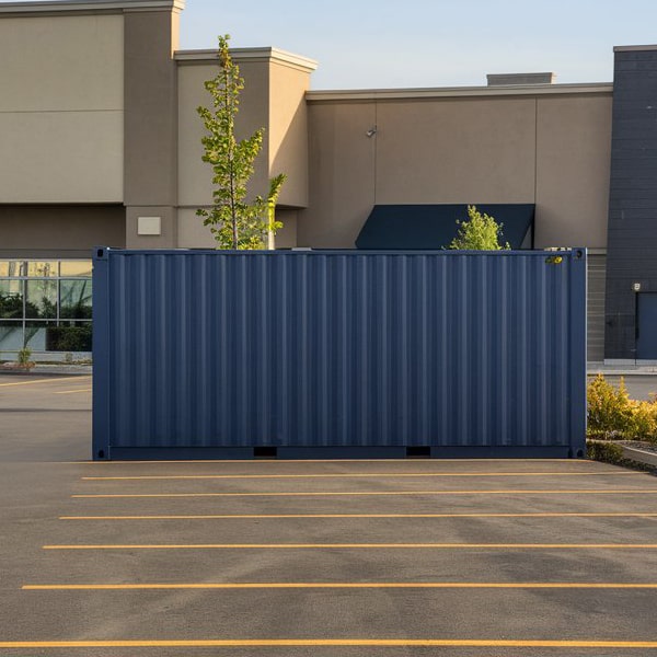 it is important to check local regulations and restrictions for placing commercial storage containers at your business location